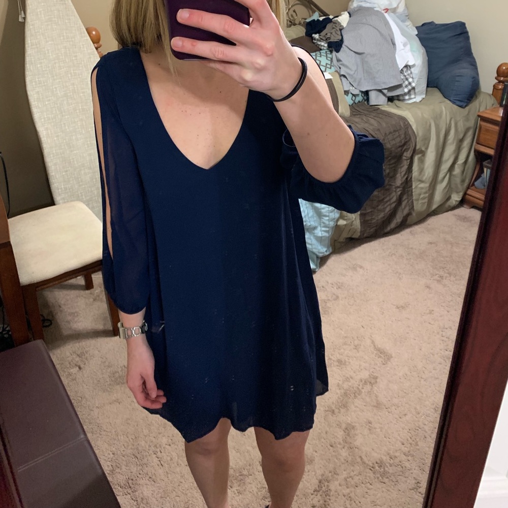 Navy blue Lulu’s dress